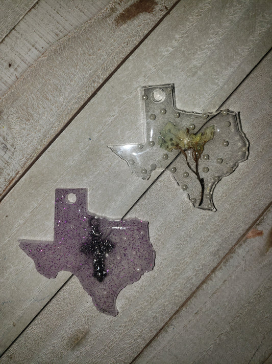 Texas keychain decoration extra and opional not included