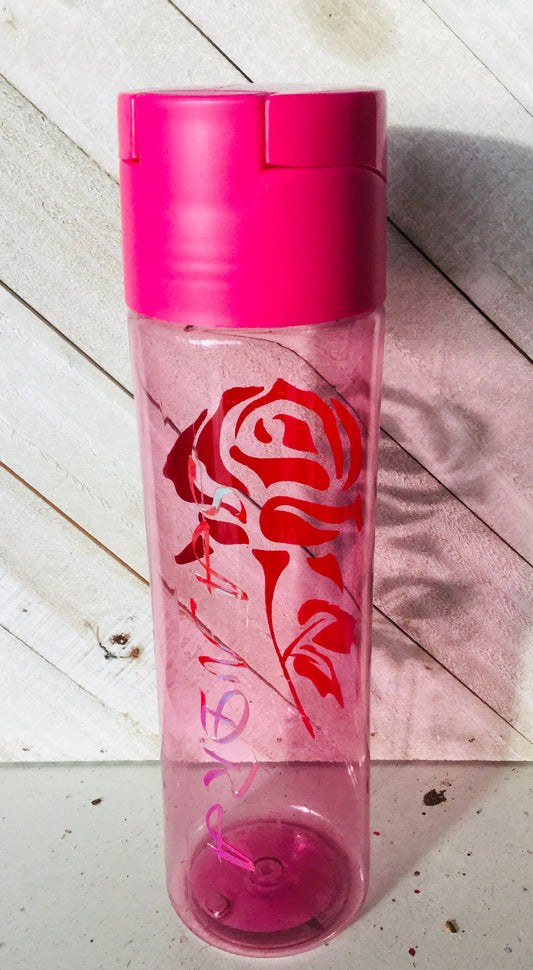 Name with rose decal
